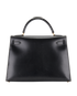 Hermes Kelly 32 Box Calf in Noir, &pound;5,500, Handbags, Black, Leather, Back view